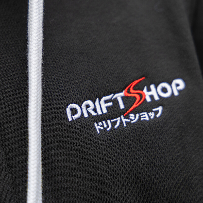 DriftShop Premium Black Zipped Hoodie